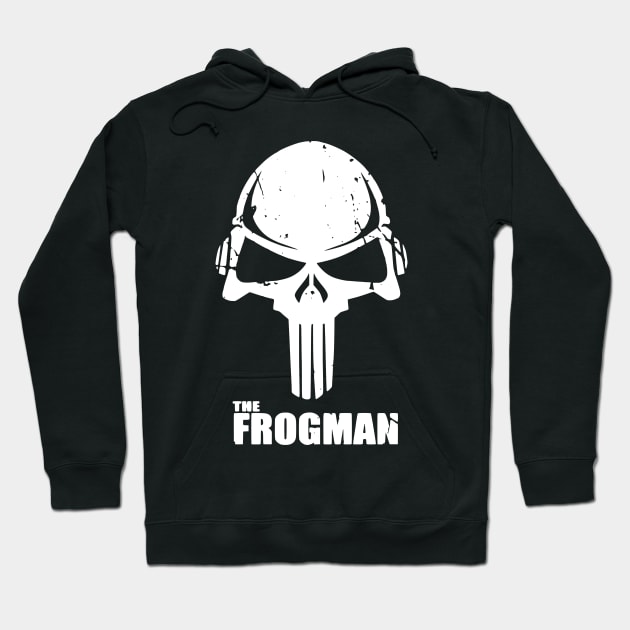The Frogman (distressed) Hoodie by TCP